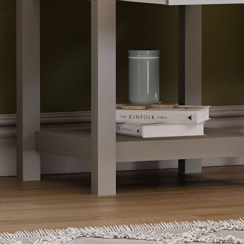 Vida Designs Arlington 1 Drawer Side Table Living Room End Sofa Coffee Laptop Tea Table (Grey) - Image 6