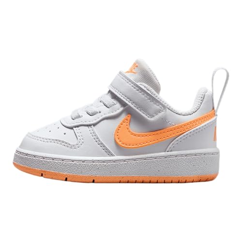 Nike Court Borough Low Recraft Baby/Toddler Shoes (DV5458-119, White/White/Peach Cream)