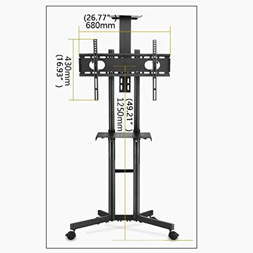 Soporte Universal Móvil para TV 32-70 Pulgadas Ajustable miniatura 3