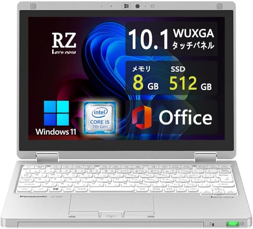 美品！コンパクト レッツノート RZ6 8GB タッチパネル Amazon.co.jp: 軽量小型2in1ノートパソコン Let's note CF-RZ6