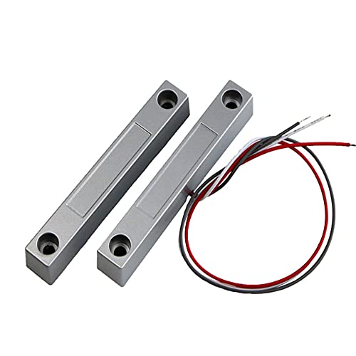 BE-TOOL Recessed Wired Door Window Sensor Magnetic Reed Switch for Home Security Alarm System, Magneti Door Switch, Contact Sensor(T)