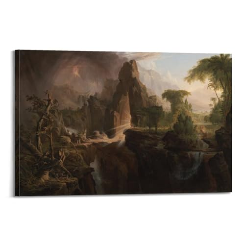 Poster Thomas Cole Expulsion du jardin d'Eden 40x60 cm pour salon