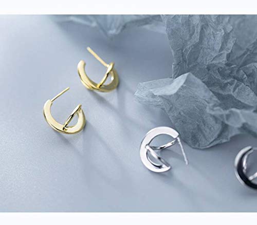 Boucles S925 style coréen pour femmes tempérament de la mode C - 3