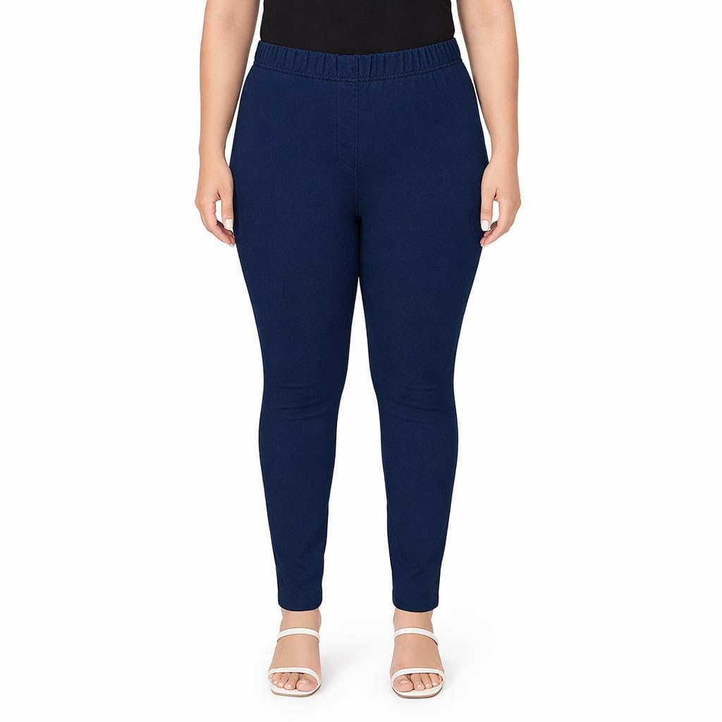 Women's Stretchable Denim Jeggings-image-37