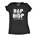 Womens Hip Hop and You Dont Stop T Shirt Funny Sarcatic Easter Bunny Novelty Tee for Guys Funny T Shirts Easter Tops for Women Cool Animal Top Women's Black - S