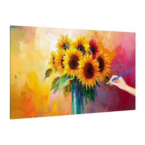 G A yCgoCio[ Ђ܂ hG DIY lp Paint by Numbers for Adults Ǐ z[ ItBX t[Ȃ A[gG H| S l q 蕨 110x50cm B-77