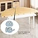 zzpdnjt Large Round Foldable Table Top Solid Wood Tabletop Extender Space-Saving Folding Dining Desk 55in - 79in Diameter No Legs Table Tops(63in)