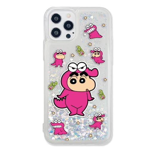 iPhone16e p P[X N񂿂 `Rr RXv TPU  ^ Ob^[ P[X y{z Crayon Shinchan Big Sitcker Glitter S1 Case X}zP[X X}zJo[ ACt