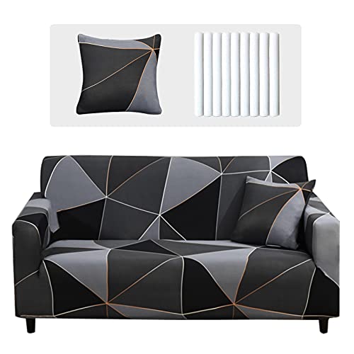 Joydream 1 Piece Armchair Slipcover, Stretch Sofa Covers, Printed Sofa Slipcovers, Universal Couch Cover For Armchair, 1 Seater Sofa Cover With 1 Pillowcase (Pattern Hf, Small) #TOP7
