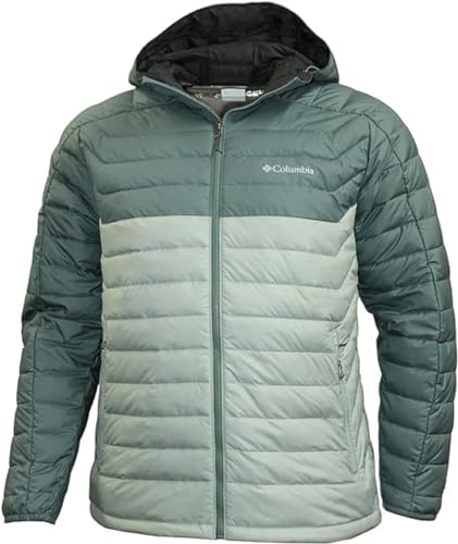 Columbia Men's White Out II Insulated Omni Heat Hooded Jacket (US, Alpha, Medium, Regular, Regular, Niagara 350)