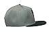 Disney Adults Mickey Mouse Smiley Icon Flat Bill Snapback Cap Grey/Black