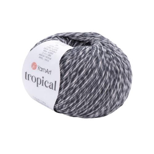 Image of YarnArt Tropical Sport Yarn - 55% Cotton, 45% PAC - Multicolor Knitting & Crochet Yarn - 50g (174 yds) | Soft, Durable & Lightweight | Perfect for Amigurumi, Clothing & Accessories (611)