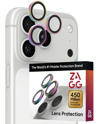 ZAGG Camera Lens Protector for iPhone 18 Pro/ 18 Pro Max, Iridescent
