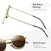 SUNGAIT Ponderable Metal Round Sunglasses for Men Women Classic Vintage Polarized Circle Sun Glasses