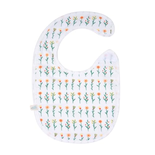 Image of TIDY SLEEP Muslin Pure Cotton 3 Layer Baby Bibs, Skin Friendly Ultra Soft Pure Cotton Baby Bibs Assorted Colour