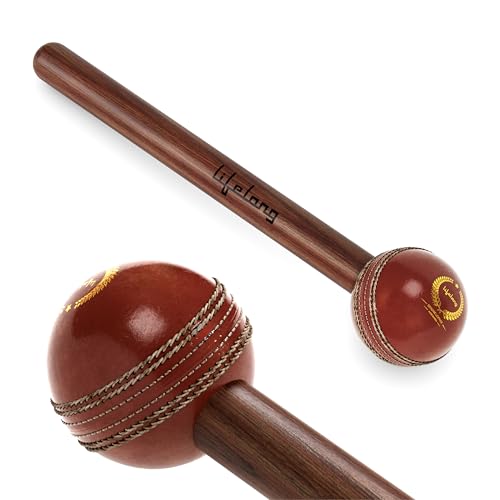 Image of Lifelong Wooden Ball Mallet for Cricket | Dual-Sided | Durable Wood Construction | Optimally Weighted for Effective Ball Preparation