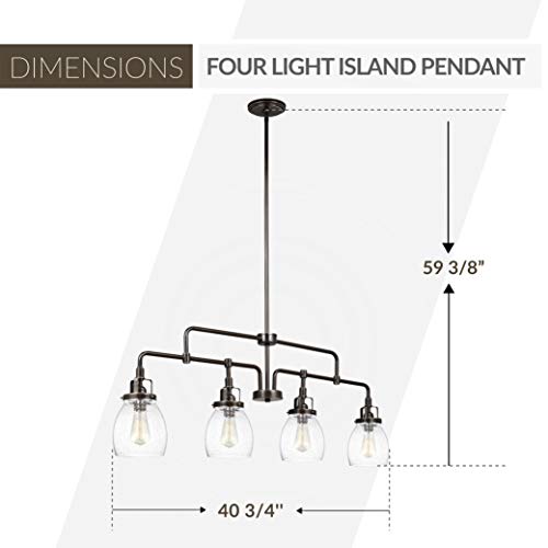 Sea Gull 6614504-782 Four Light Island Pendant #TOP2