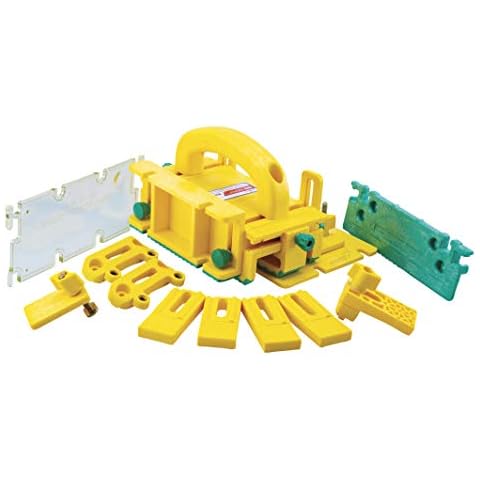 MICROJIG GRR-Ripper GR-281 Complete 3D Pushblock System, Yellow Cover