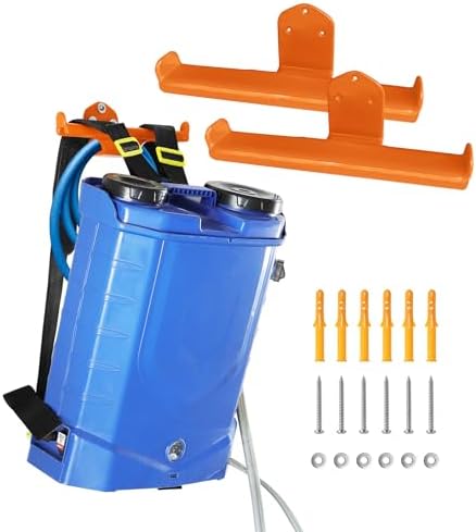 Essential Leaf Blower Wall Hanger Picks You Didn't Know You Needed 4 OSROENE Backpack Leaf Blower Hanger, 2 Pack Backpack Sprayer Wall Mount, Heary Duty Chainsaw Wall Mount Stand Accessories Garage Organization Storage