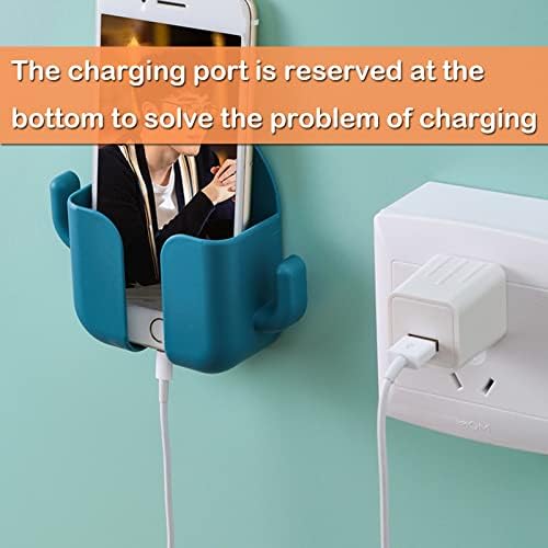 Wall-Mounted Storage Box, 6Pcs Self-Adhesive Remote Control Storage Box, Remote Control Holders, Wall Mounted Phone Holder Organizer for Home and Office Mini Storage Boxes Suitable