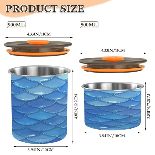 Envase para café de acero inoxidable 17 oz con tapa hermética miniatura 2