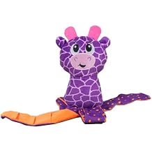 Outward Hound by Nina Ottosson Silly Legz Interactive Plush Dog Puzzle Dog Enrichment Toys, Plush, Floppy, Long, Giraffe, Purple