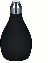 Refillable Hair Powder Spray Bottle (3.38oz) - Leakproof Silicone Dispenser for Dry Shampoo, Volume Powder & Talc | Salon Precision, Travel-Friendly Design - Black