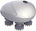 Xenos Electric Head,Scalp Massager | Rechargeable Head Kneading Massage Machine | 3 Speed Mode Handheld.Portable,Scalp Scratcher Body Massager for Hair Growth,Deep Clean & Stress Relaxation (White) gallery image