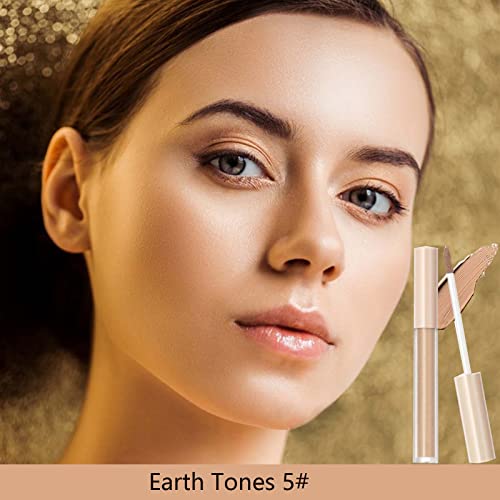 Brown Matte Liquid Eyeshadow, Neutral Nude Smooth Cream Eyeshadow Primer Palette , Waterproof Liquid Single Eyeshadow Pencil , Quick-Drying Long-Lasting, Creating Highlight And Shadow Eye Makeup (#3) #TOP1