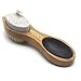AGGICE Bamboo 4 in 1 Foot File Callus Remover, Multi-Functional Foot Scrubber, Stainless Steel File, Pumice Stone with Dull Polish Remover