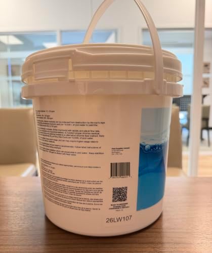 Chlorine Pucks for Pool (6 Kg) - King Size 3” Stabilized Swimming Pool Chlorine Pucks | UV Protected Sanitizer | Slow Dissolving, Long-Lasting Protection for Crystal Clear Pool | 100% Trichloro - 1