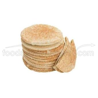 Kronos Frozen Flat Bread White Authentic Pocket Pita, 6 inch -- 120 per case.