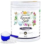 Nortembio Sali di Epsom 100% Puri 800 g – Fonte Concentrata di Magnesio | Per Pelli Sensibili | Con Vitamine C ed E Idratanti | Senza Additivi, Uso Esterno Naturale + E-Book Gratuito