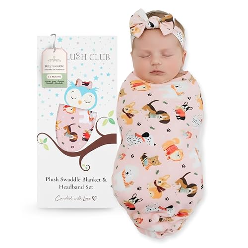 Image of Swaddles for Newborns Baby Blanket Set Ultra-Soft 95% Bamboo Viscose Baby Swaddle for 0-3 Months | Newborn Essentials Must Haves Bamboo Viscose Swaddle Blankets