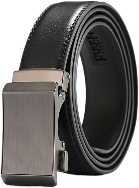 Leather Belt Men's Automatic Buckle Pants for Business Casual Wear image 5