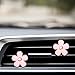 Frienda 6 Pcs Daisy Flower Air Vent Clip Accessories Air Conditioning Outlet Clip Car Air Freshener Dashboard Accessories Charm Car Inter Decor(3 cm, 3.3 cm,Pink)