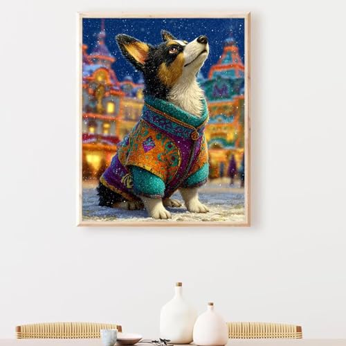 Paint by Numbers �� �y�C���g�o�C�i���o DIY �h��G ���� ���� ��l �q�� ���S�� ���G �L�b�g�A�N�����G�̋�ƃu���V �[�g�N���t�g �L�����o�X �K�p�ΏەǑ����p ���r���O���[�� 50 x 70 cm (�t���[�����X) PjY3962