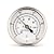 Measureman Fully Stainless Steel Pot, Kettle, Brewing Bimetal Thermometer, 3" Dial, 4" Stem, 0-250 deg F/-20-120 deg C, +/-1% Accuracy, Adjustable, 1/2" NPT Back Mount
