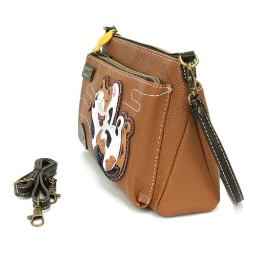 Image of CHALA RFID Protected Vegan Leather Deluxe Crossbody Bag with Adjustable Straps