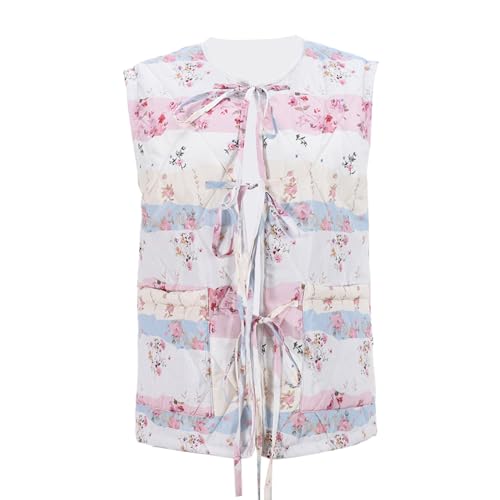 Sleeveless Quilted Jacket for Women Fall Casual Lightweight Women's Vest Tops Fashion Spring Outwear Clothes