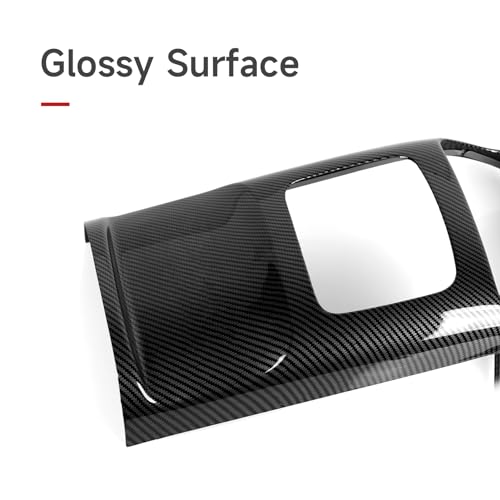 Image of Rear Air Vent Outlet Decals for Honda CR-V 2017 2018 2019 2020 2021 2022 Accessories CRV ABS Carbon Fiber Interior Stickers