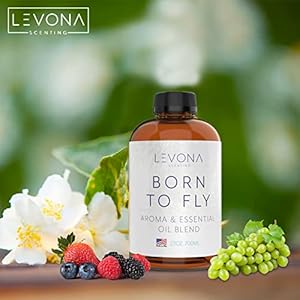 Levona Scent Essential Oil for Diffuser Home Luxury Scents Fragrance Oil Aroma Diffuser Oil Refill Hotel Oil Diffuser Essential Oils for Humidifiers 700 Ml 23oz Essential Oils Born to Fly