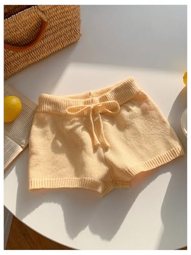 Image of MakeMeChic Women's Mini Micro Shorts Y2k Booty Shorts Sleep Pajama Bottoms