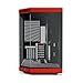 Hyte Y70 Upgraded Modern Aesthetic Dual Chamber Panoramic Tempered Glass Mid-Tower ATX Computer Gaming Case with PCIE 4.0 Riser Cable Included, Red (CS-HYTE-Y70-BR)