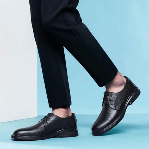 Groom Suit Wedding Shoes for Men Leather Oxford Lace-Up Dress Footwear Formal Business Office Event Style2