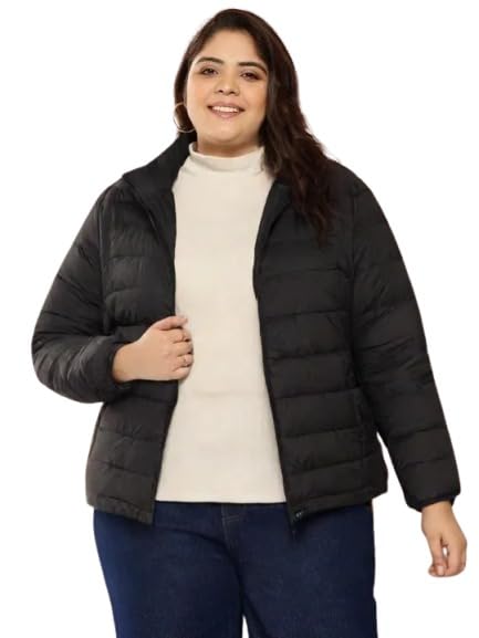 MAYKR Winter Women Jacket,Full Sleeve Jacket,Women Stylish Jacket,Perfect Winter,Puffer Jacket,Casual Jacket,Plus Size,Women Winter Jacket,Full Sleeve Winter Jacket,Jacket08.