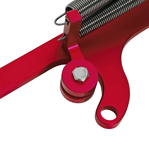 Top10 Racing Throttle Cable Bracket, Billet Aluminum Carburetor Bracket With Dual Return Springs Compatible With 4500 Series Carburetor (Red) #TOP2