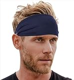 Tough Outfitters Headband for Men - Mens Headbands - Working Out Sports Performance Head Bands - Athletic Cycling Running Sweat Band, Football Headbands - Sweat Bands Men/Women