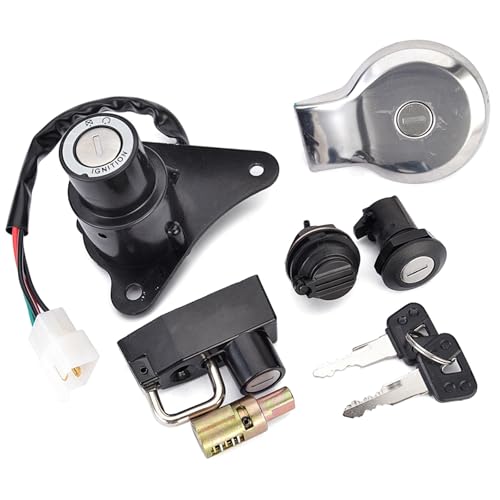 Bouchon Réservoir Gaz et Serrure d'Allumage pour Réparer Moto Virago XV