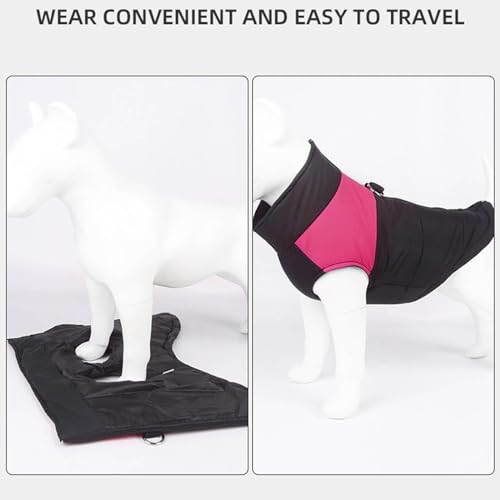 Generic Cão casaco de inverno colete filhote de cachorro jaqueta quente confortável pet snowsuit mac